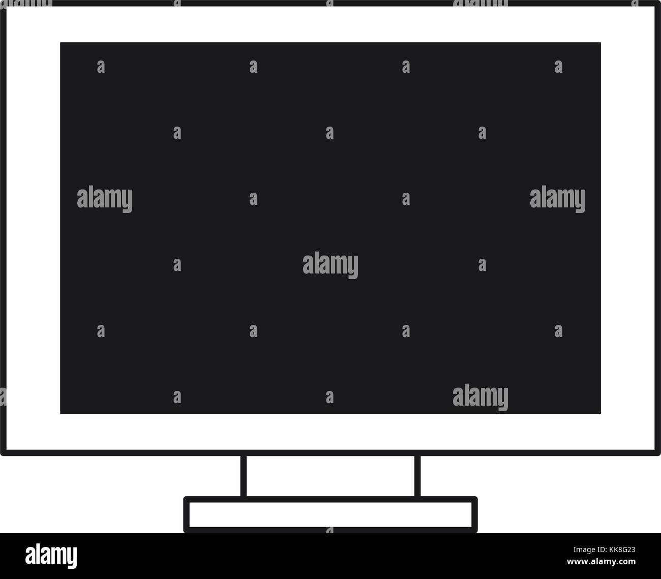 computer monitor icon Stock Vector Image & Art - Alamy