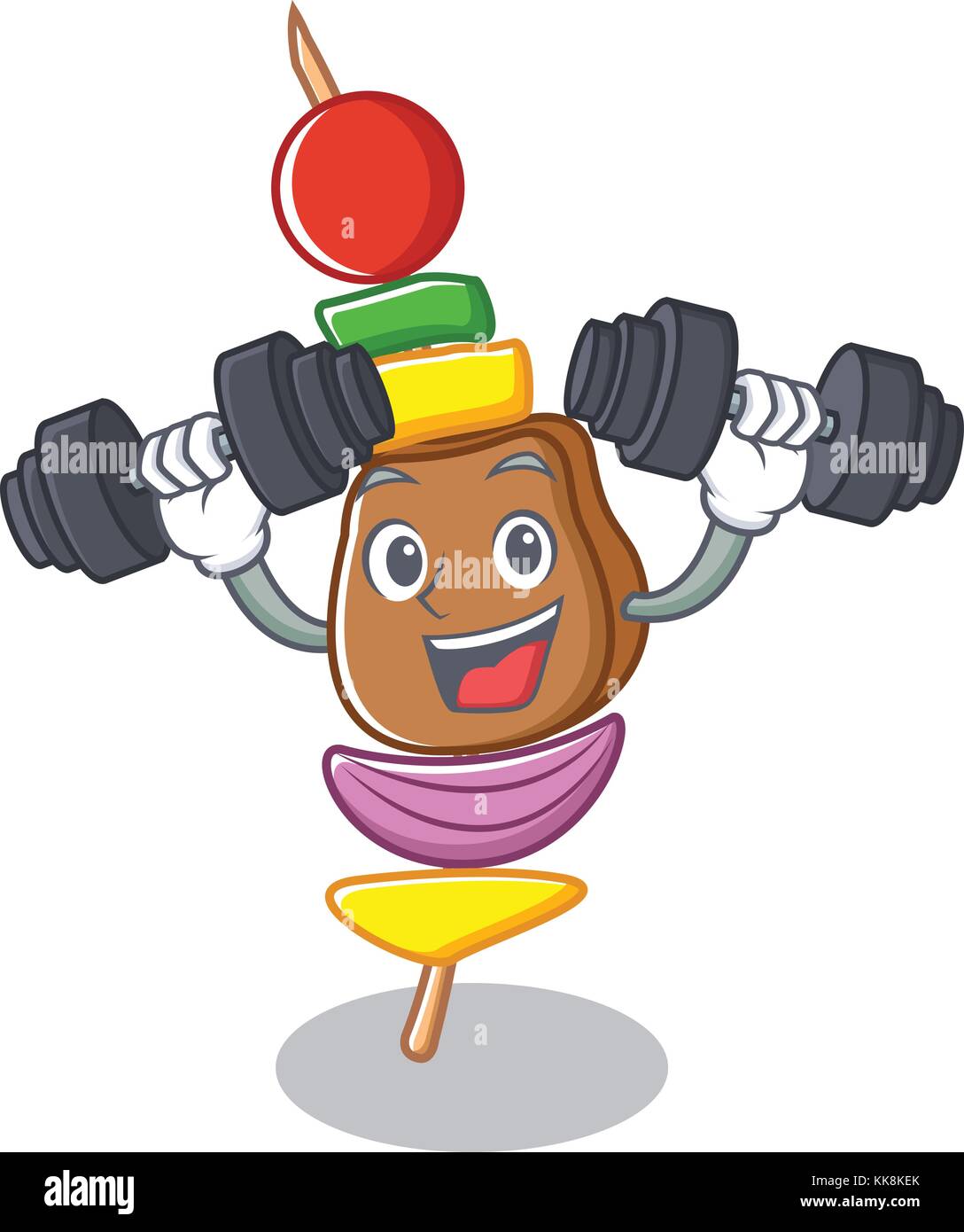 Fitness barbecue character cartoon style Stock Vector Image & Art Alamy