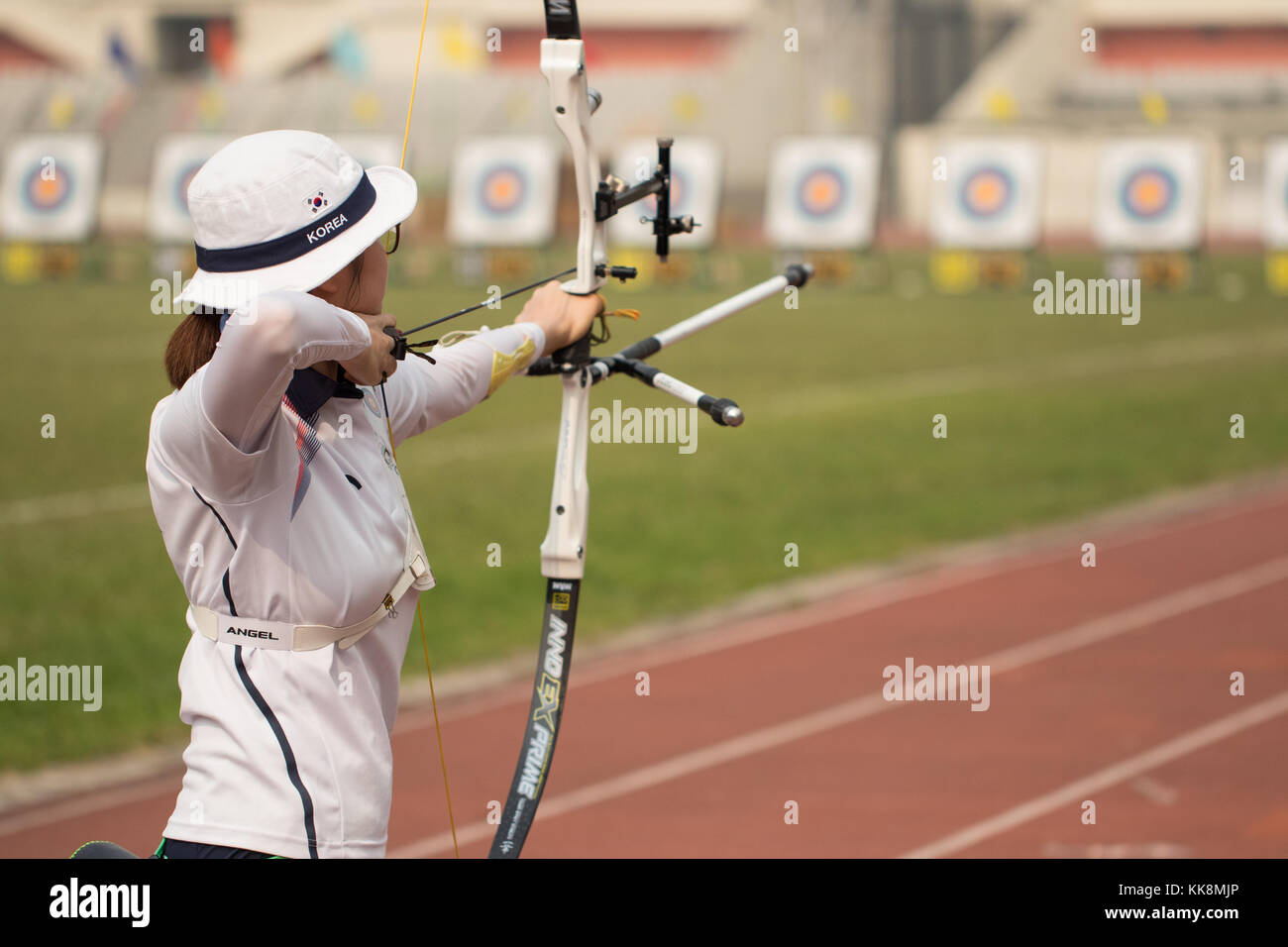 South Korea won the first archery gold medal of the 20th Asian Archery Championship beating