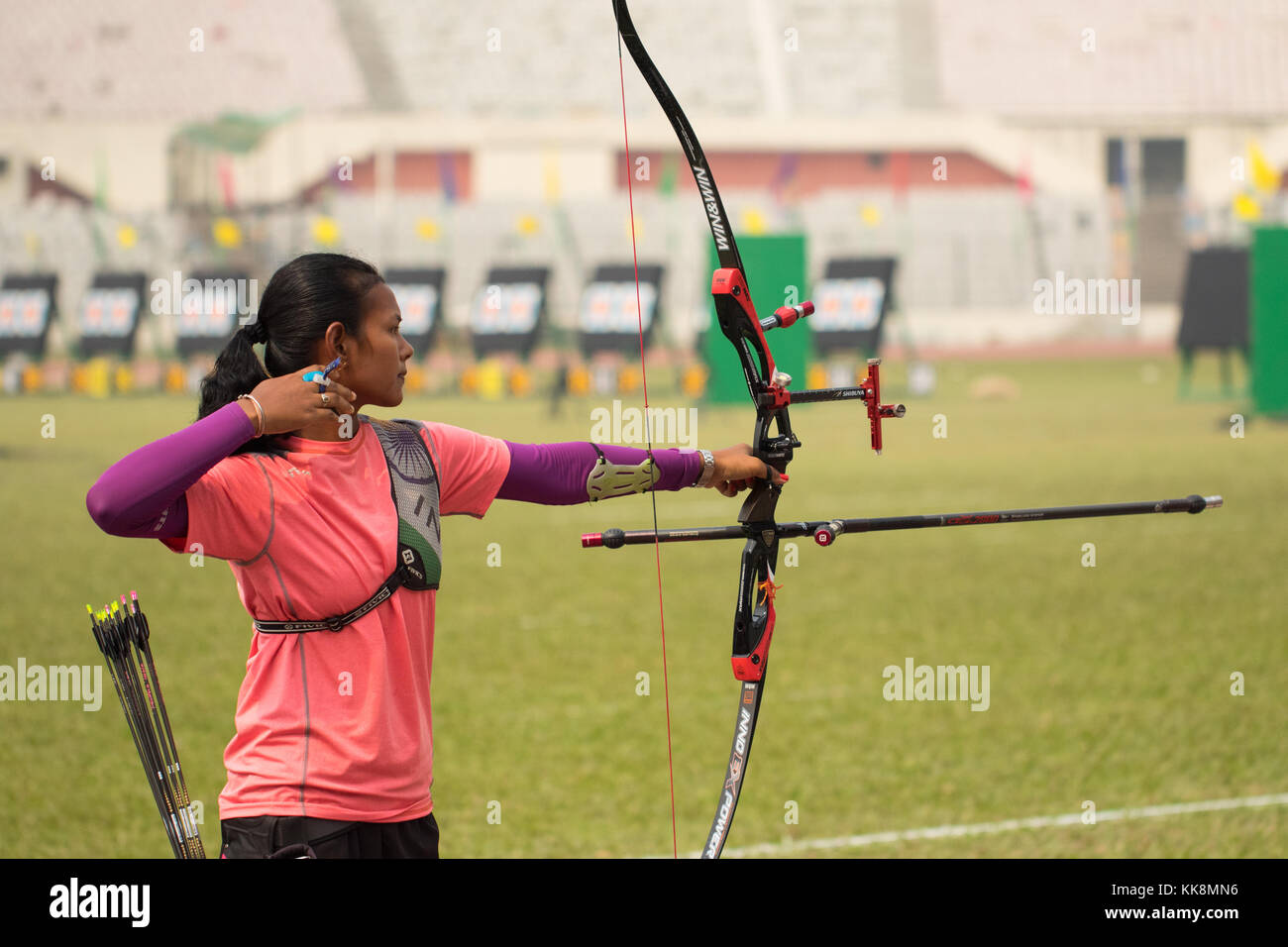 South Korea won the first archery gold medal of the 20th Asian Archery