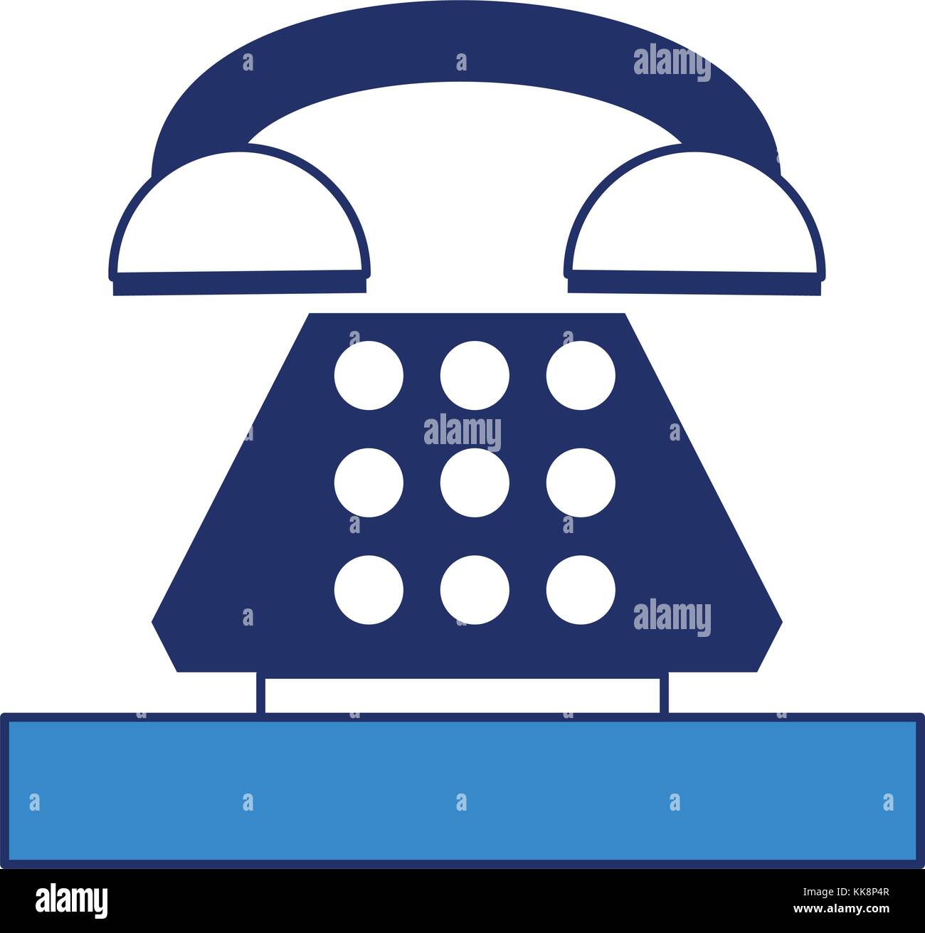 retro phone icon Stock Vector Image & Art - Alamy