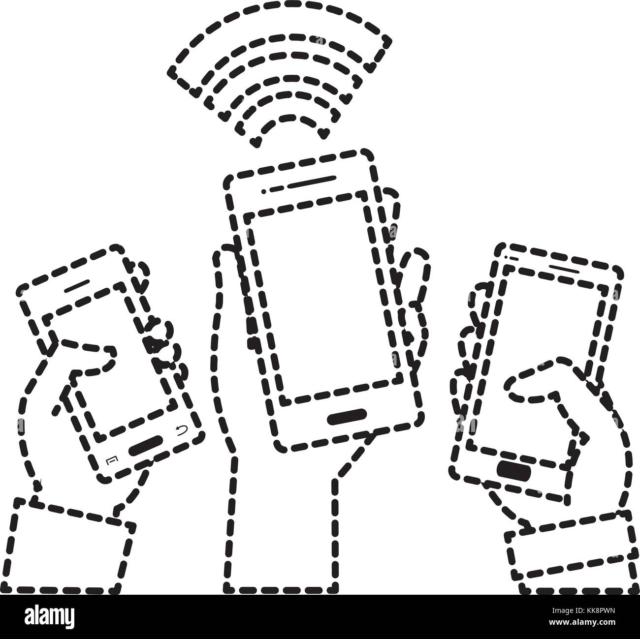 Isolated smartphone design Stock Vector Image & Art - Alamy