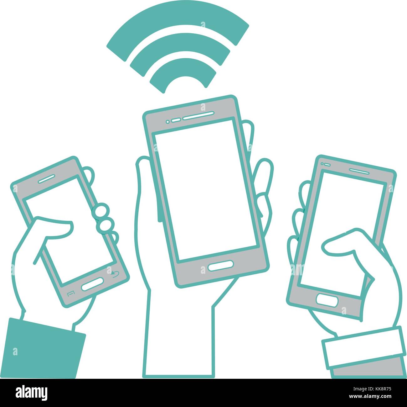 Isolated smartphone design Stock Vector Image & Art - Alamy