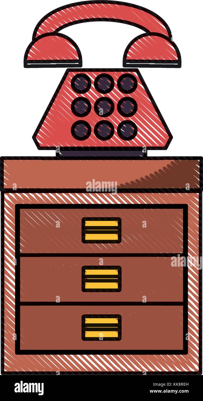 retro phone icon Stock Vector Image & Art - Alamy