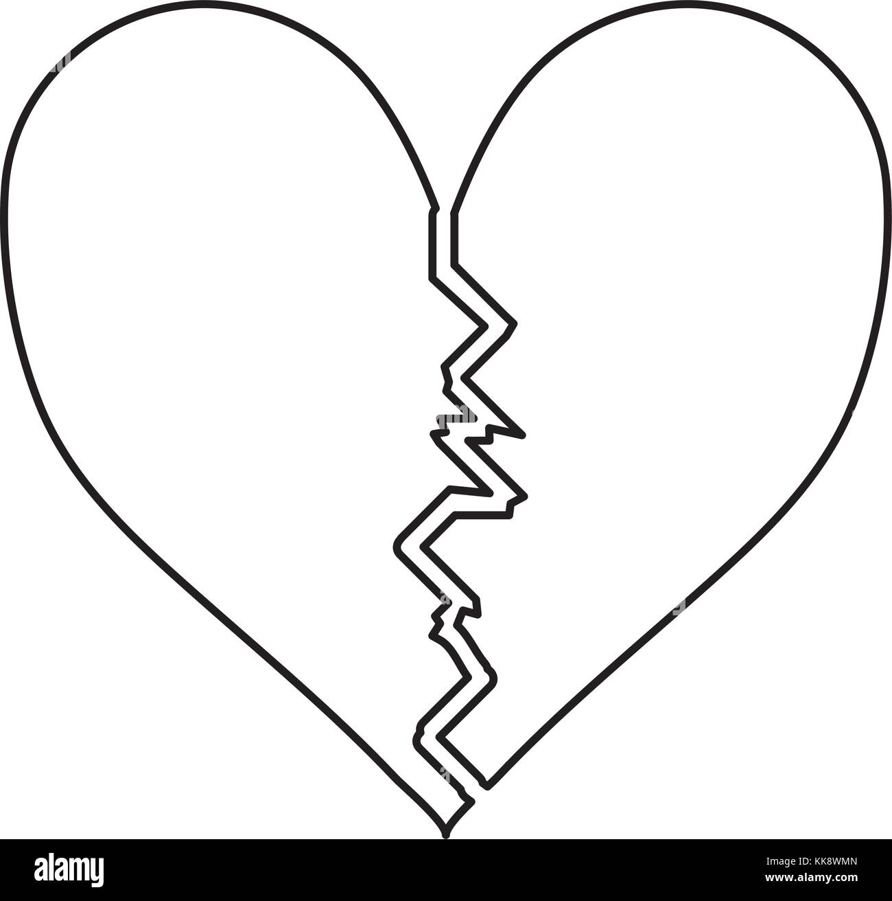Broken Heart Vector High Resolution Stock Photography And Images Alamy Broken Heart Vector High Resolution Stock Photography And Images Alamy