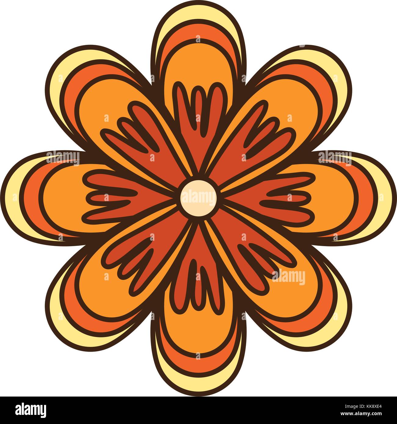 flower vector illustration Stock Vector Image & Art - Alamy