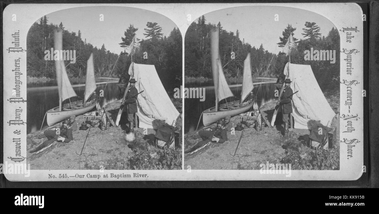 Brule beach, 1890 Stock Photo Alamy
