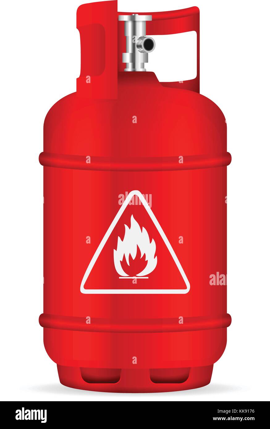 Propane gas cylinder on a white background Stock Vector Image & Art Alamy