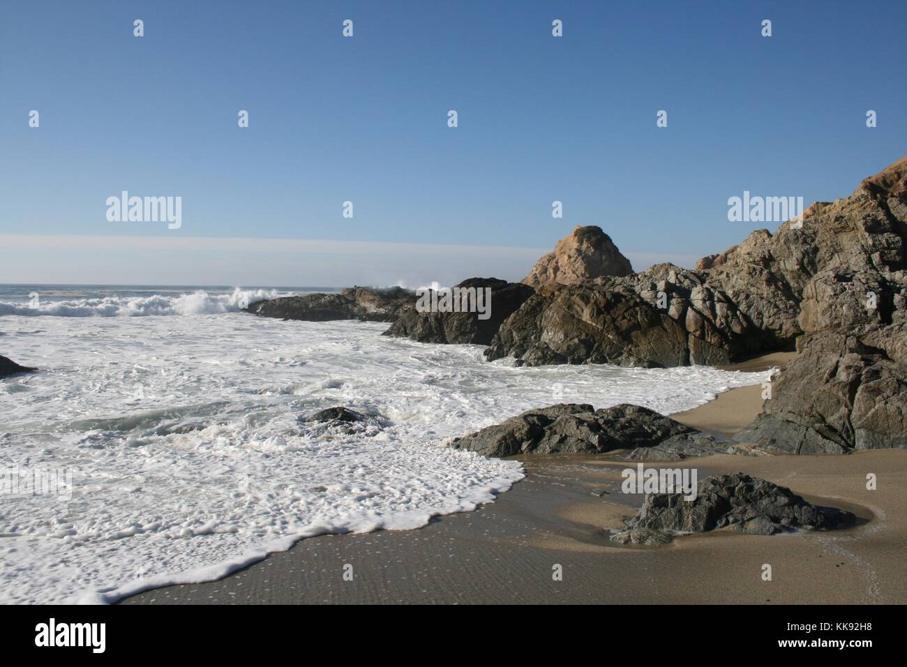 A Photograph Of Waves Coming Ashore The Waves Break Far A Photograph Of Waves Coming Ashore The Waves Break Far