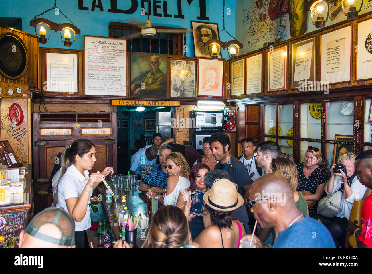 La Bodeguita Del Medio famous bar in Old Havana, Cuba Stock Photo