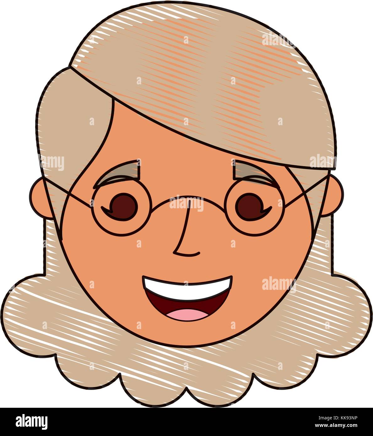 old woman face lady grandma cartoon Stock Vector Image & Art - Alamy