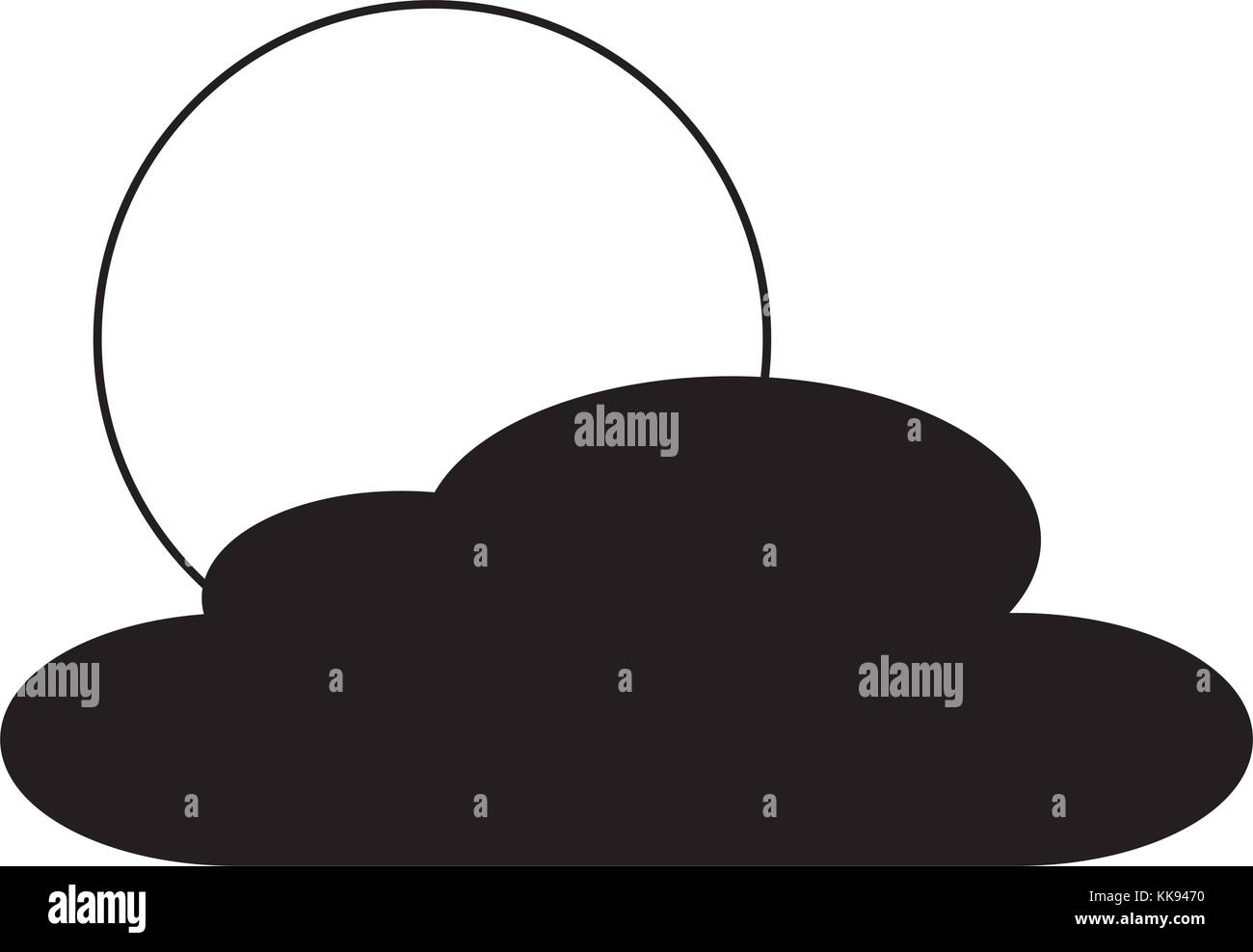 cloud sun day nature weather scene Stock Vector Image & Art - Alamy