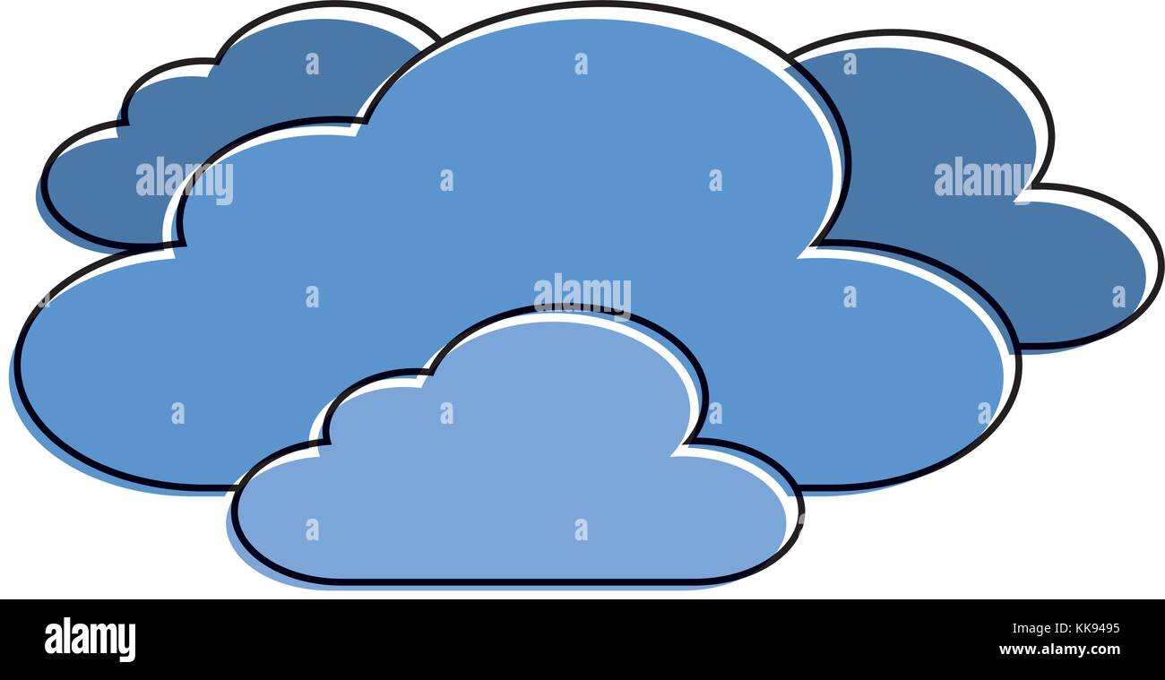 clouds weather sky scene nature Stock Vector Image & Art - Alamy