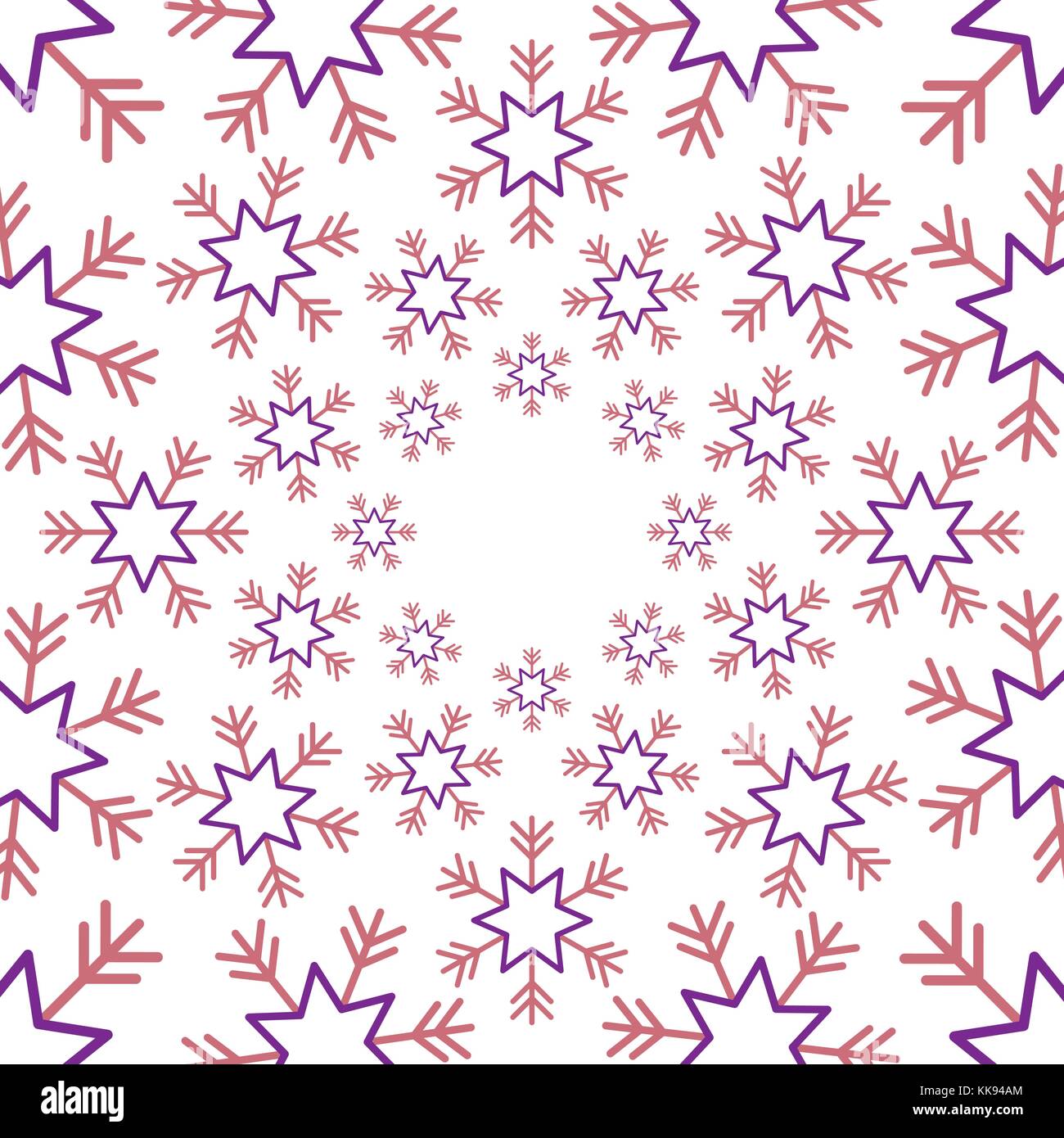 seamless christmas snowflake winter season decoration Stock Vector ...