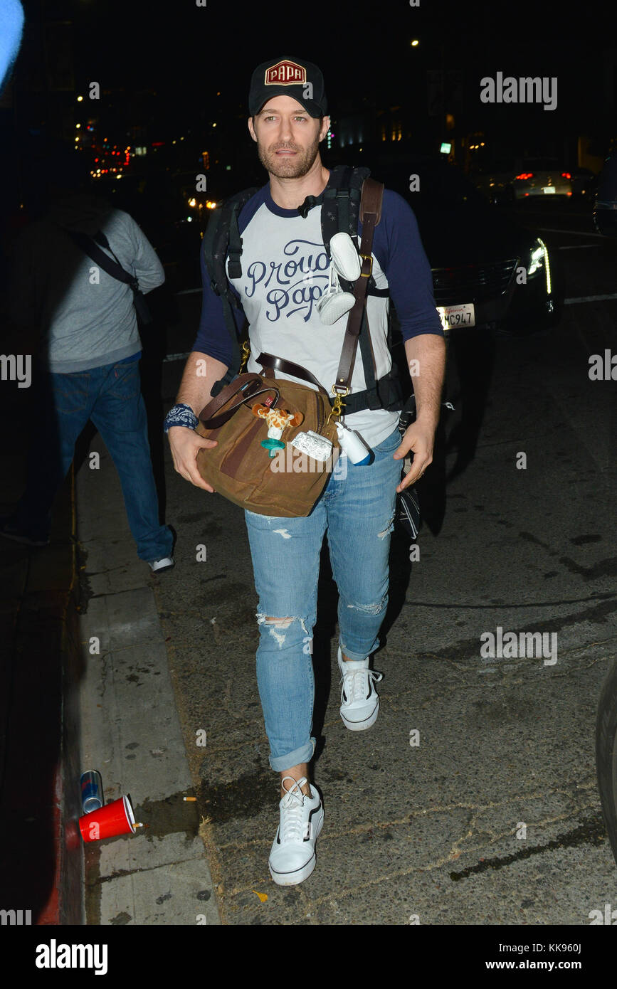 Matthew Party Matthew Morrison Arriving At His Own Halloween Party At Poppy Night ...
