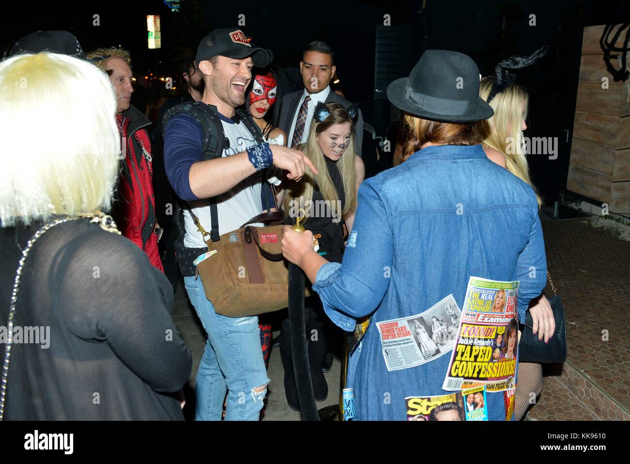 Matthew Party Matthew Morrison Arriving At His Own Halloween Party At Poppy Night ...