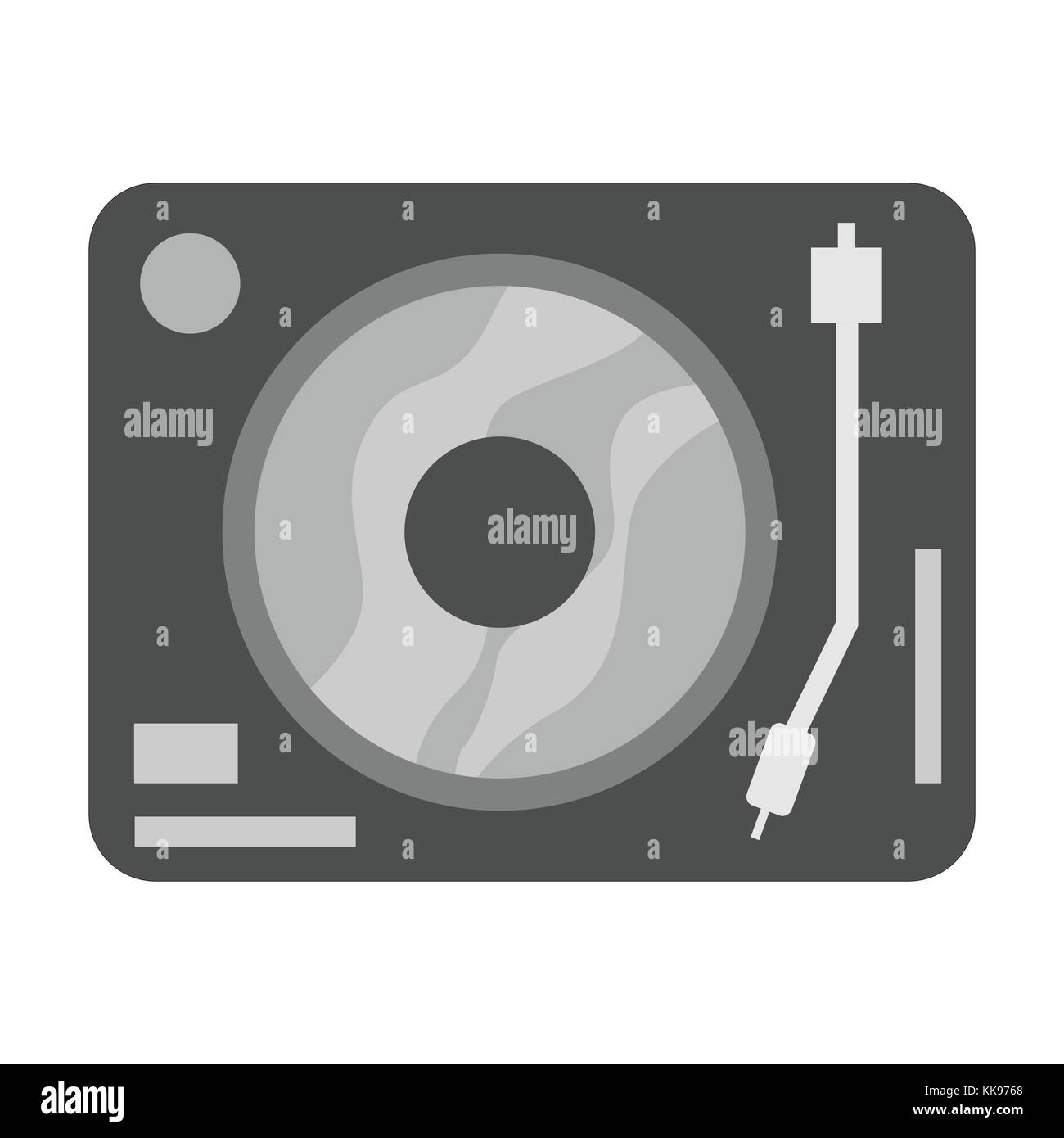 turntable graphic vector
