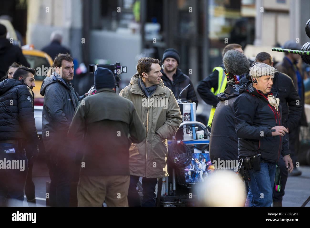 Benedict Cumberbatch filming scenes for new TV adaptation of Patrick