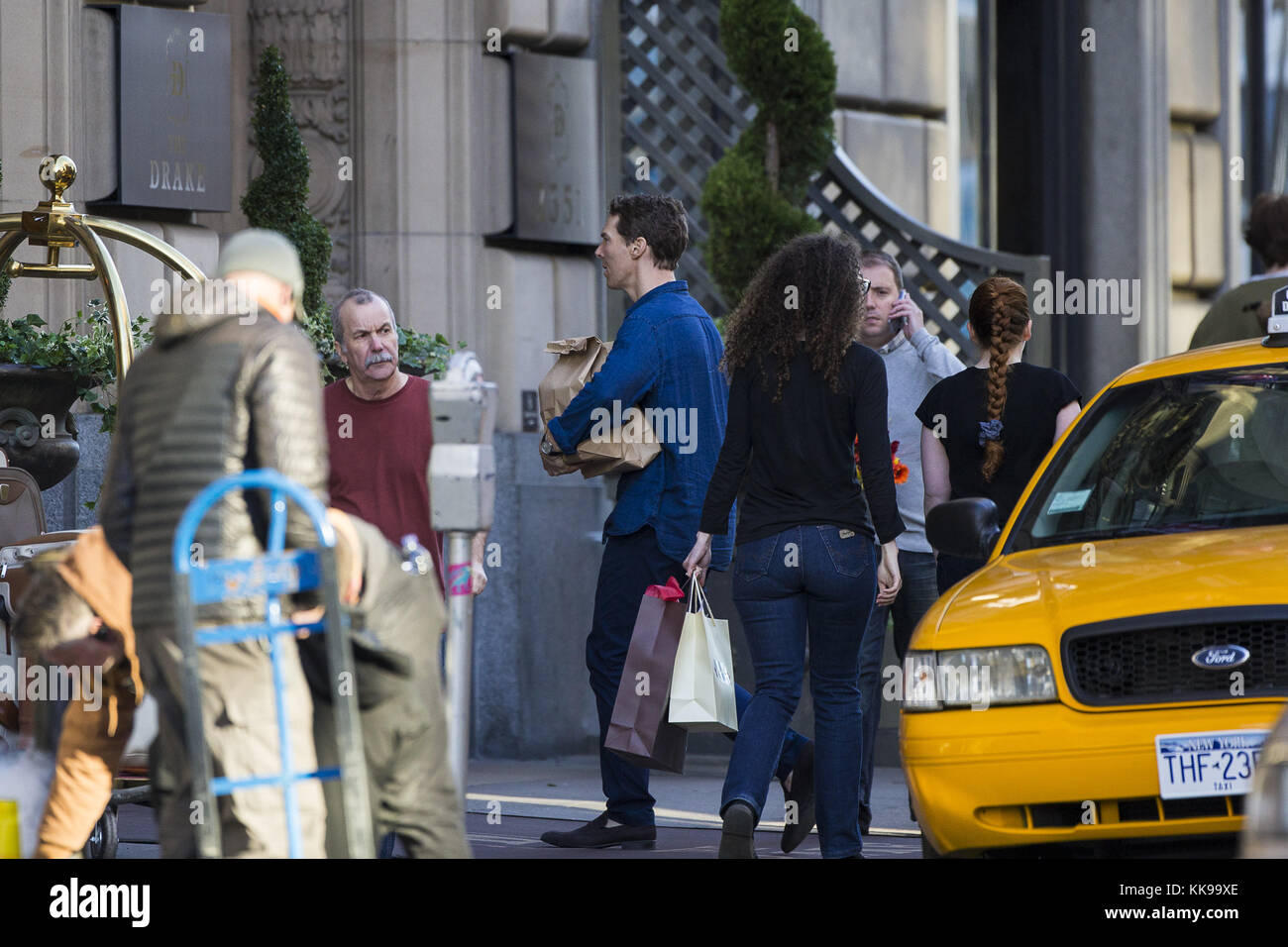 Benedict Cumberbatch filming scenes for new TV adaptation of Patrick