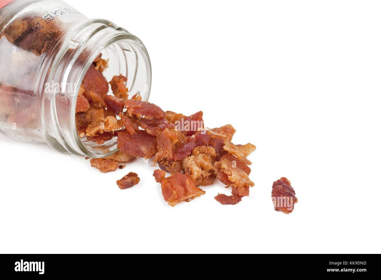 a bottle with bacon bits Stock Photo Alamy