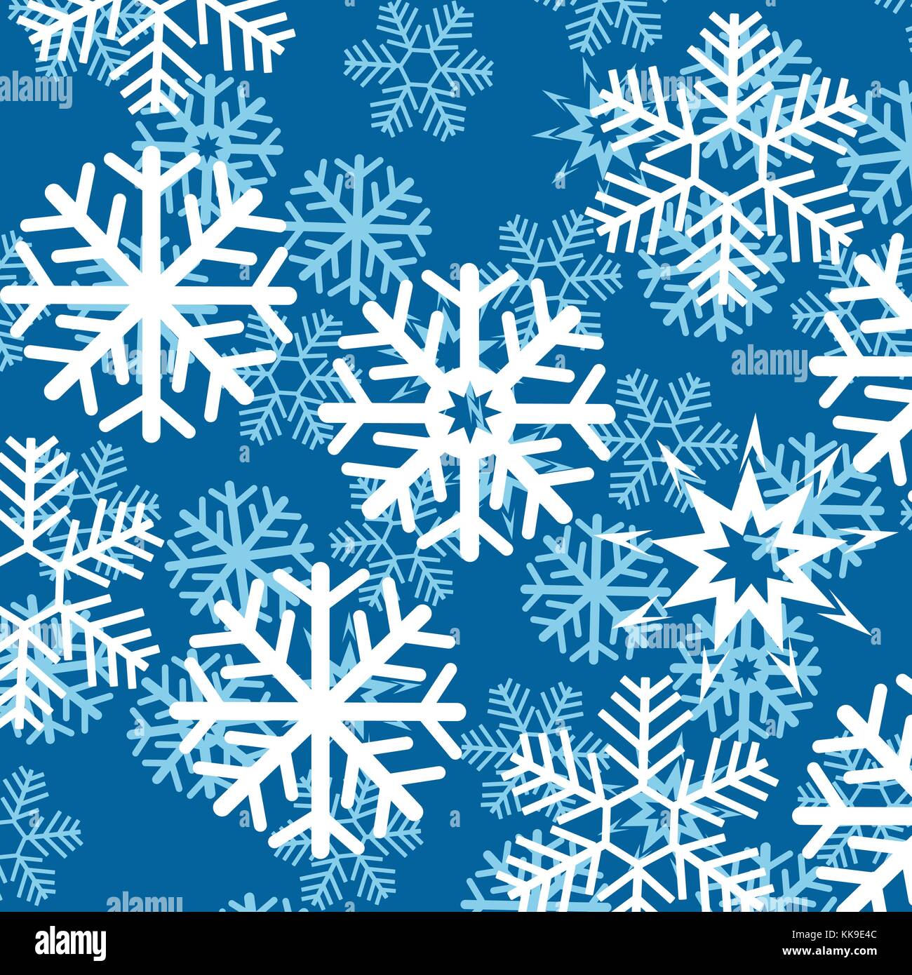 Background from snowflake Stock Vector