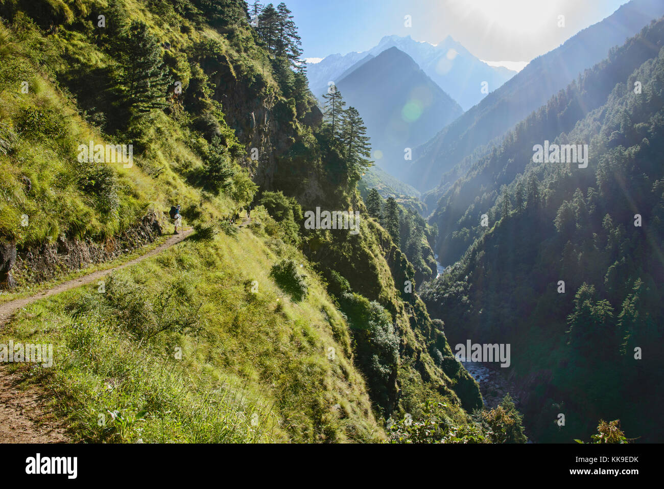 Rishi Khola Reshi River Khola in Nepali Meaning a Small Stream Stock Photo  - Image of resorts, name: 128497532