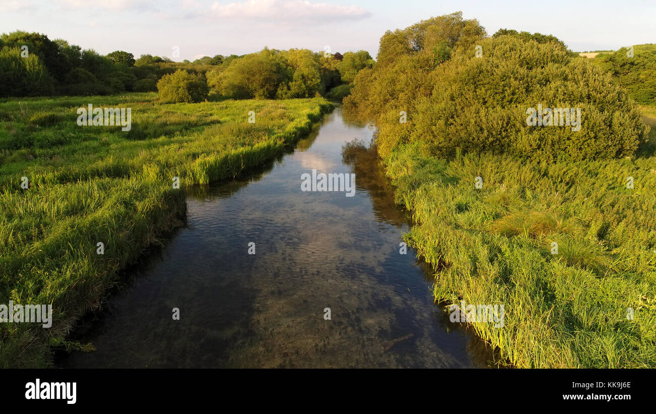 The River Test at Longparish, Hampshire Stock Photo Alamy