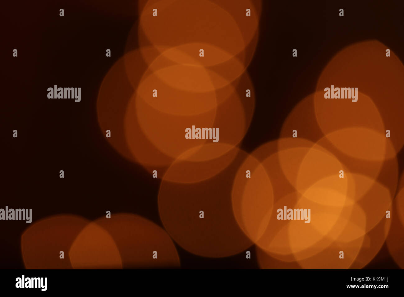 Background Bokeh orange with circles Stock Photo - Alamy