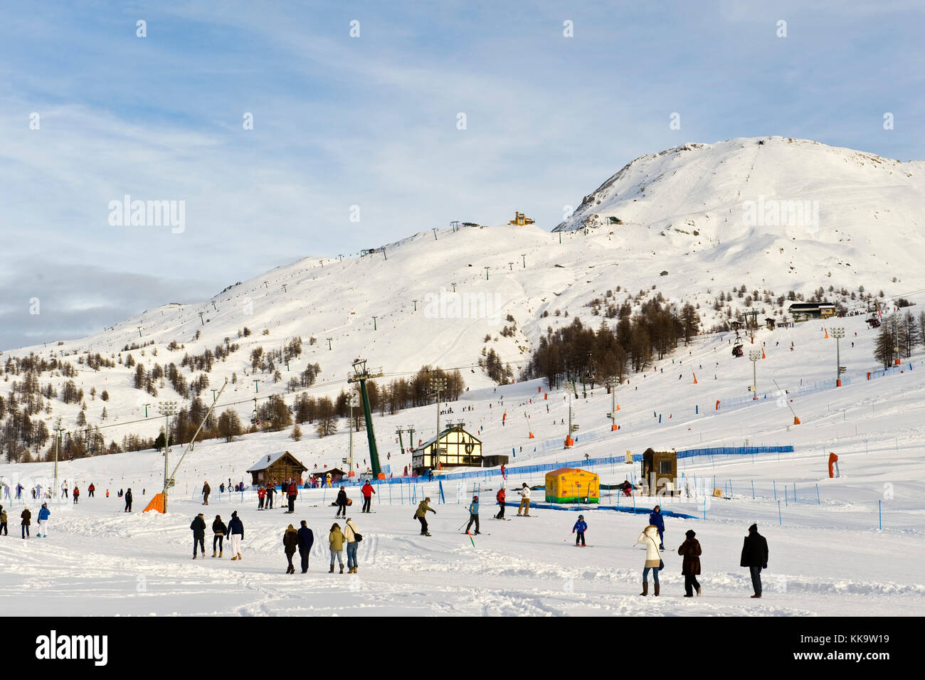 Sestriere, Turin province, Piedmont, Italy Stock Photo