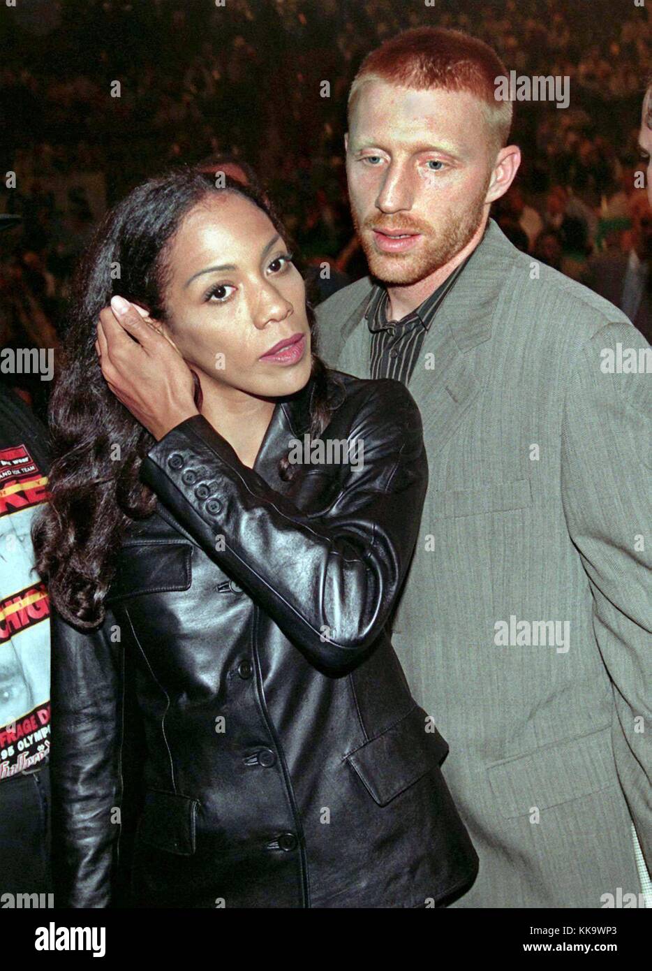 Boris Becker and Barbara Becker, pictured on 14th October 1995. The  so-called dream couple split up in the seven-year itch | usage worldwide  Stock Photo - Alamy