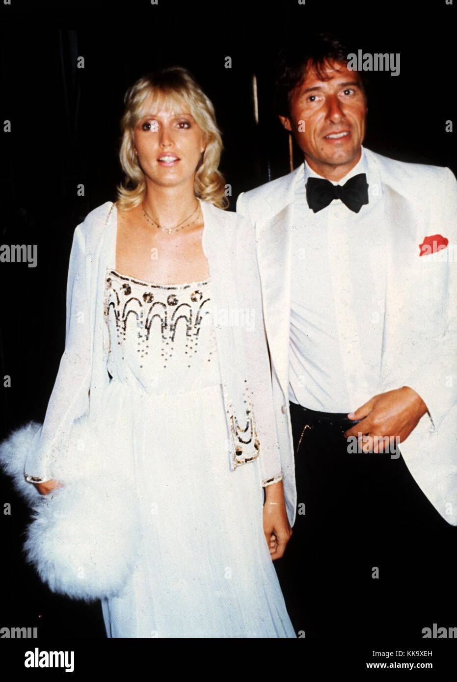 Austrian singer and songwriter Udo Juergens with his girlfriend in Austrian singer and songwriter Udo Juergens with his girlfriend in