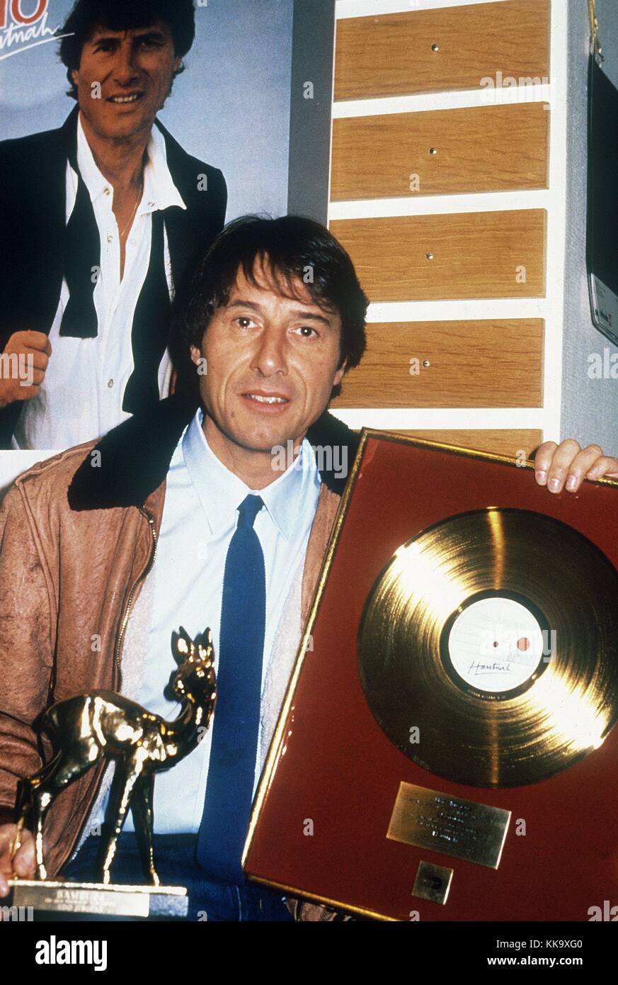 Austrian singer and songwriter Udo Juergens with awards in