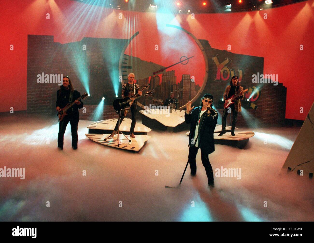 The "Scorpions" perform live at 100th episode of ZDF television show