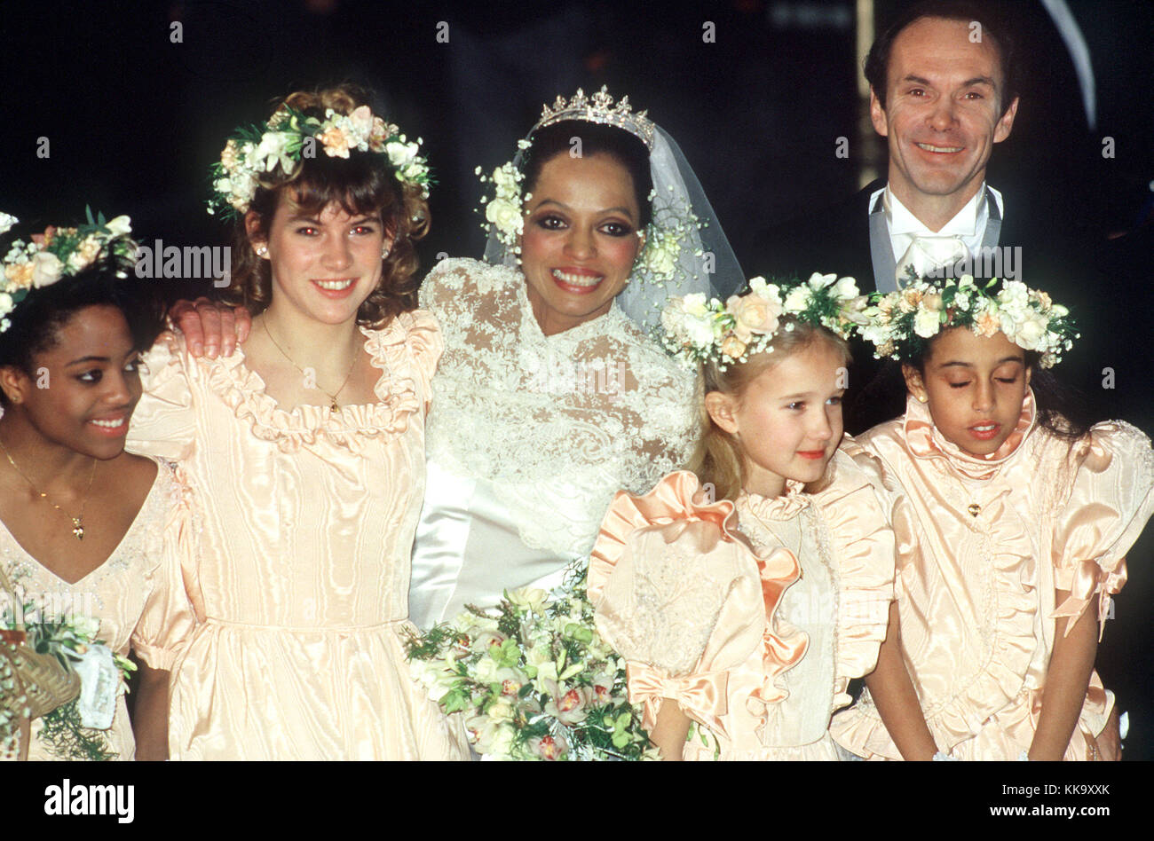 Diana Ross marries the Norwegian shipowner Arne Naess on 1 February