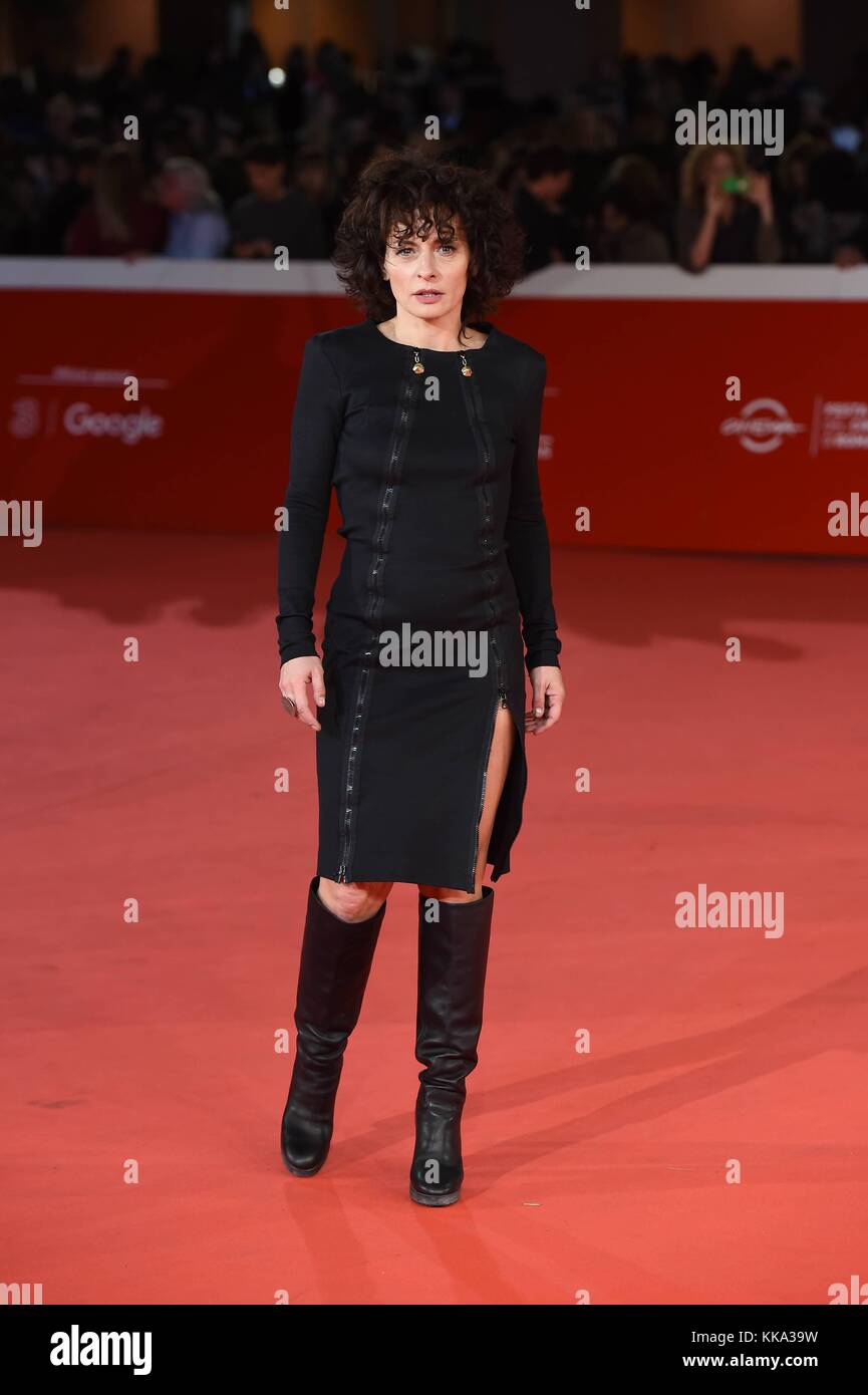 Premiere of 'Stronger' during the 12th Rome Film Festival at the Auditorium Parco Della Musica in Rome, Italy.  Featuring: Lidia Vitale Where: Rome, Lazio, Italy When: 28 Oct 2017 Credit: IPA/WENN.com  **Only available for publication in UK, USA, Germany, Austria, Switzerland** Stock Photo