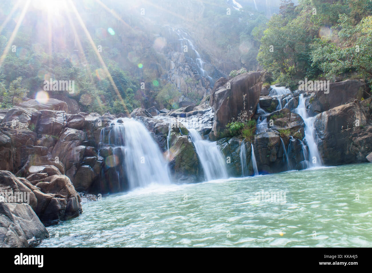 Lodh or Burhaghat waterfall in Jharkhand. Stock Photo