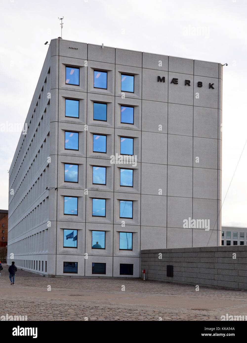 The A P Møller Mærsk A S Maersk head quarter building on Amaliegade, Copenhagen. Stock Photo