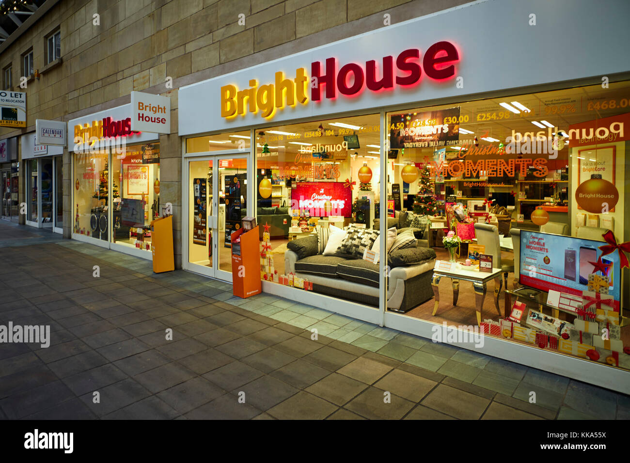 Bright House shop in Lancaster Stock Photo