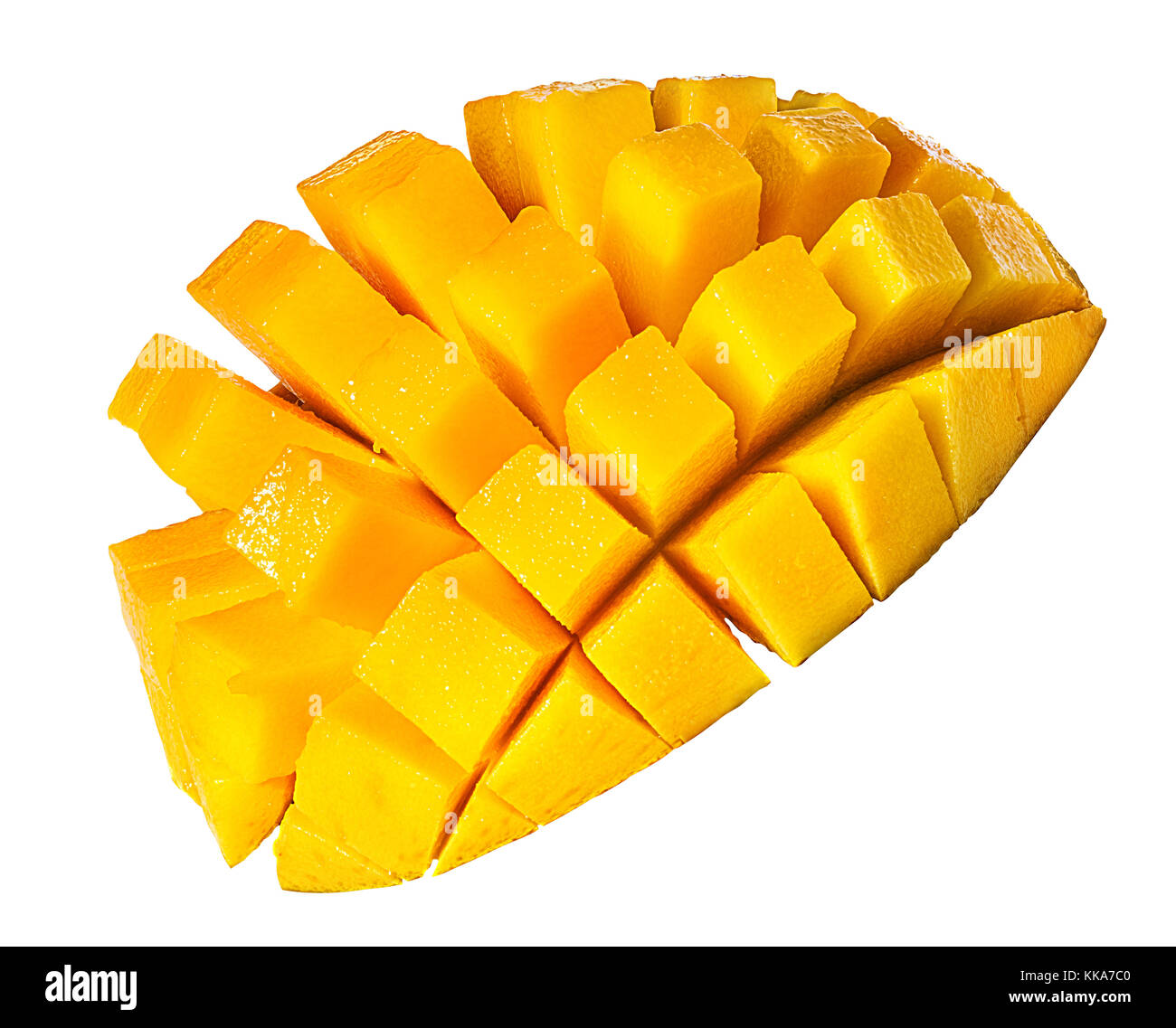 mango fruit isolated on white background Stock Photo - Alamy
