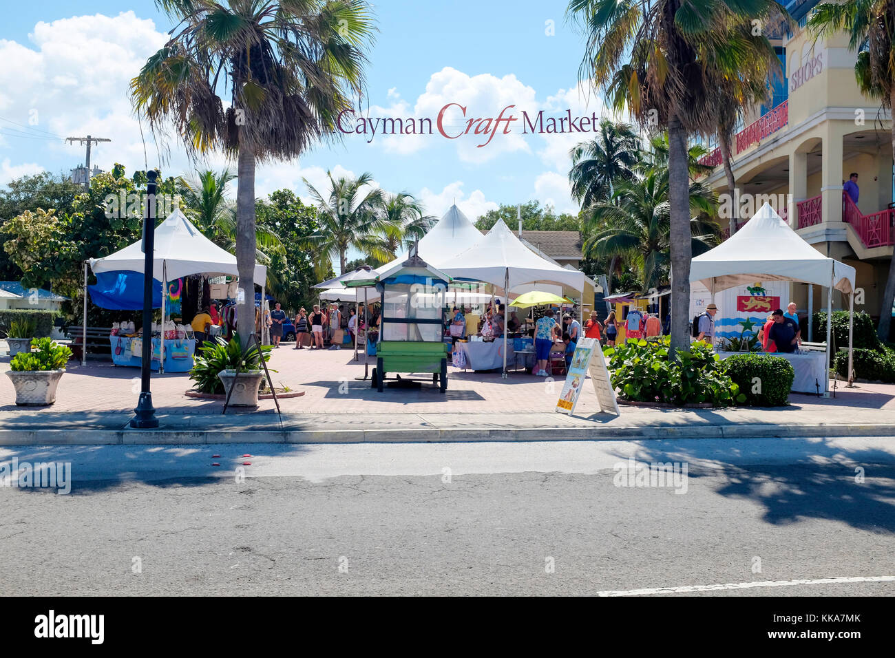 Waterfront and town centre of on Grand Cayman in the Cayman