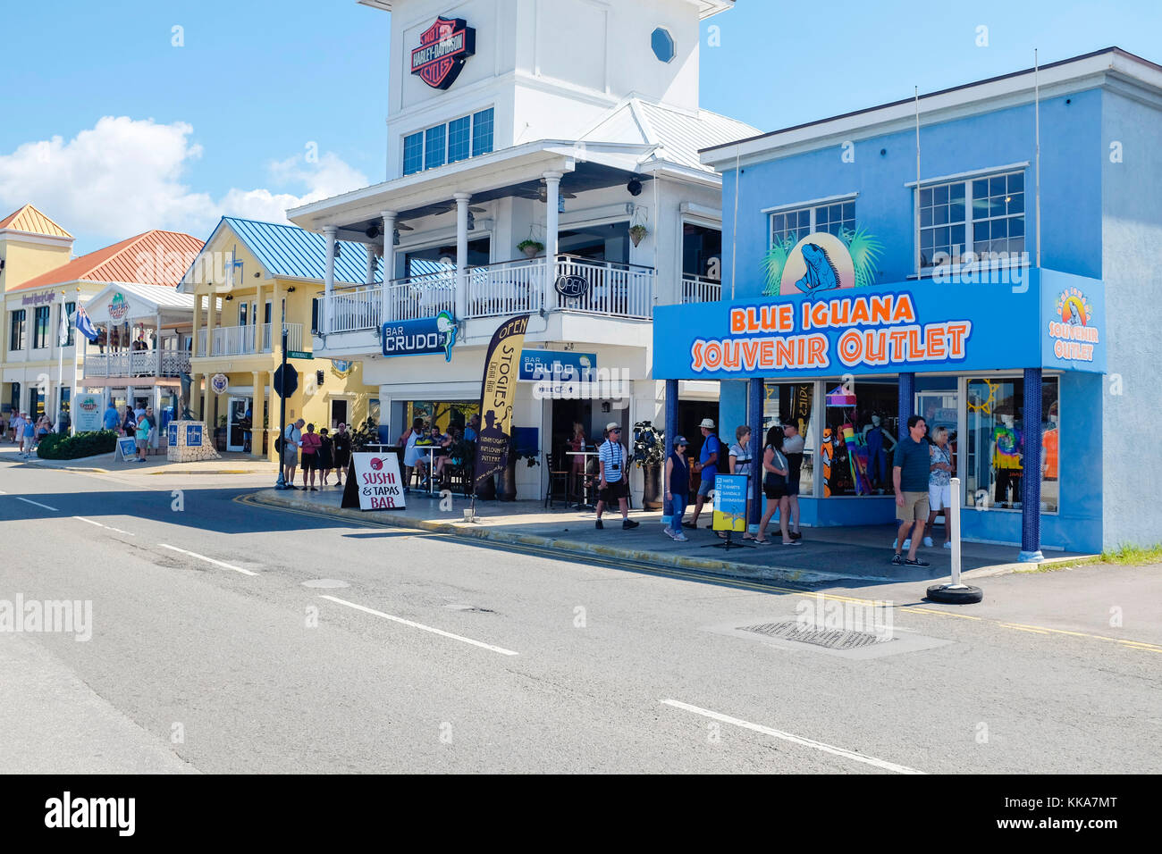 Waterfront and town centre of Georgetown on Grand Cayman in the Cayman  Islands Stock Photo - Alamy