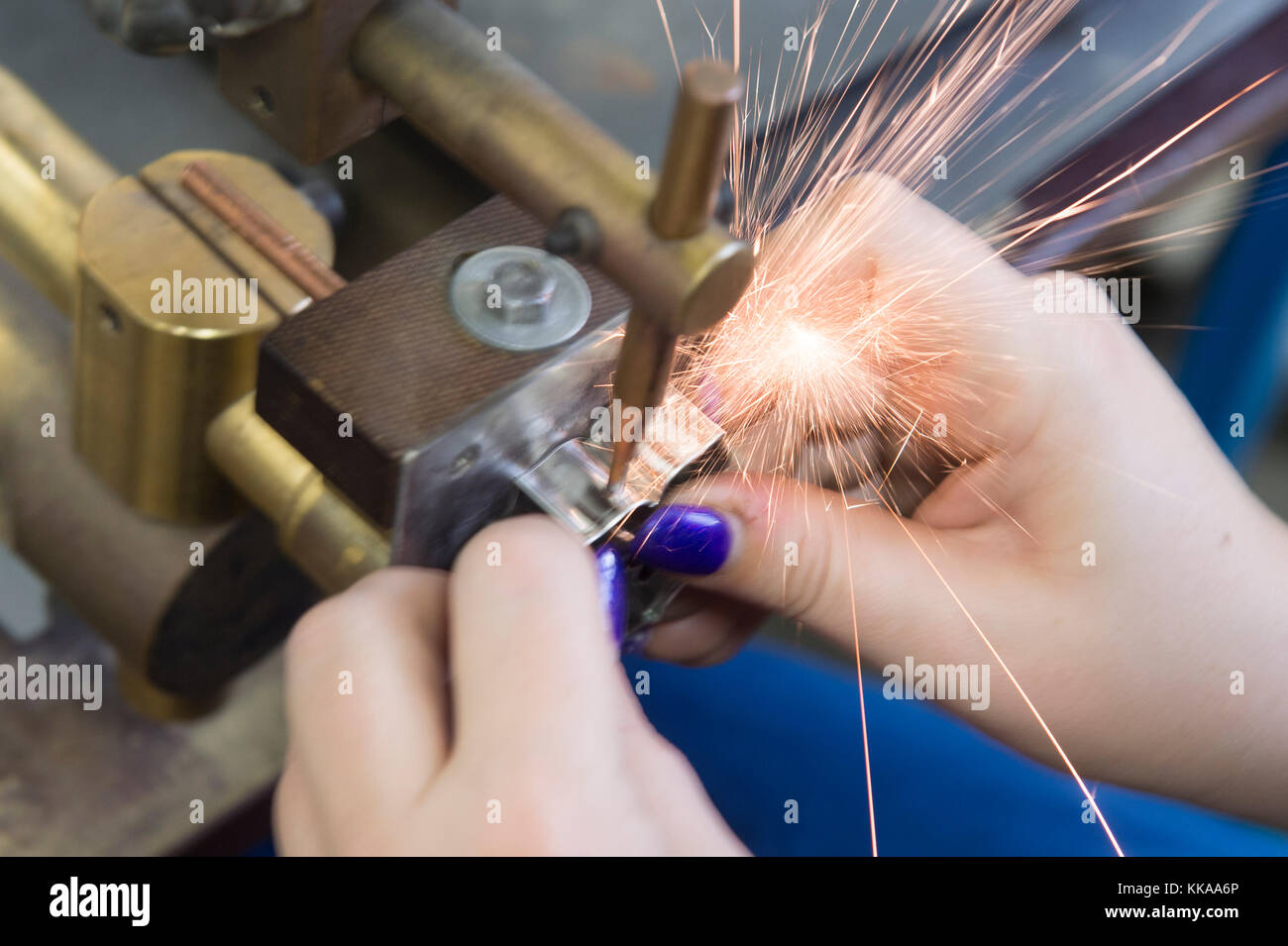 Svratouch, Czech Republic. 28th Nov, 2017. Production of cookie cutters