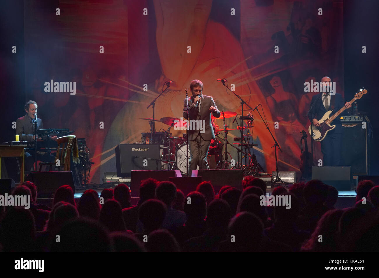 London, UK. 29th Nov, 2017. The Divine Comedy performing live on stage