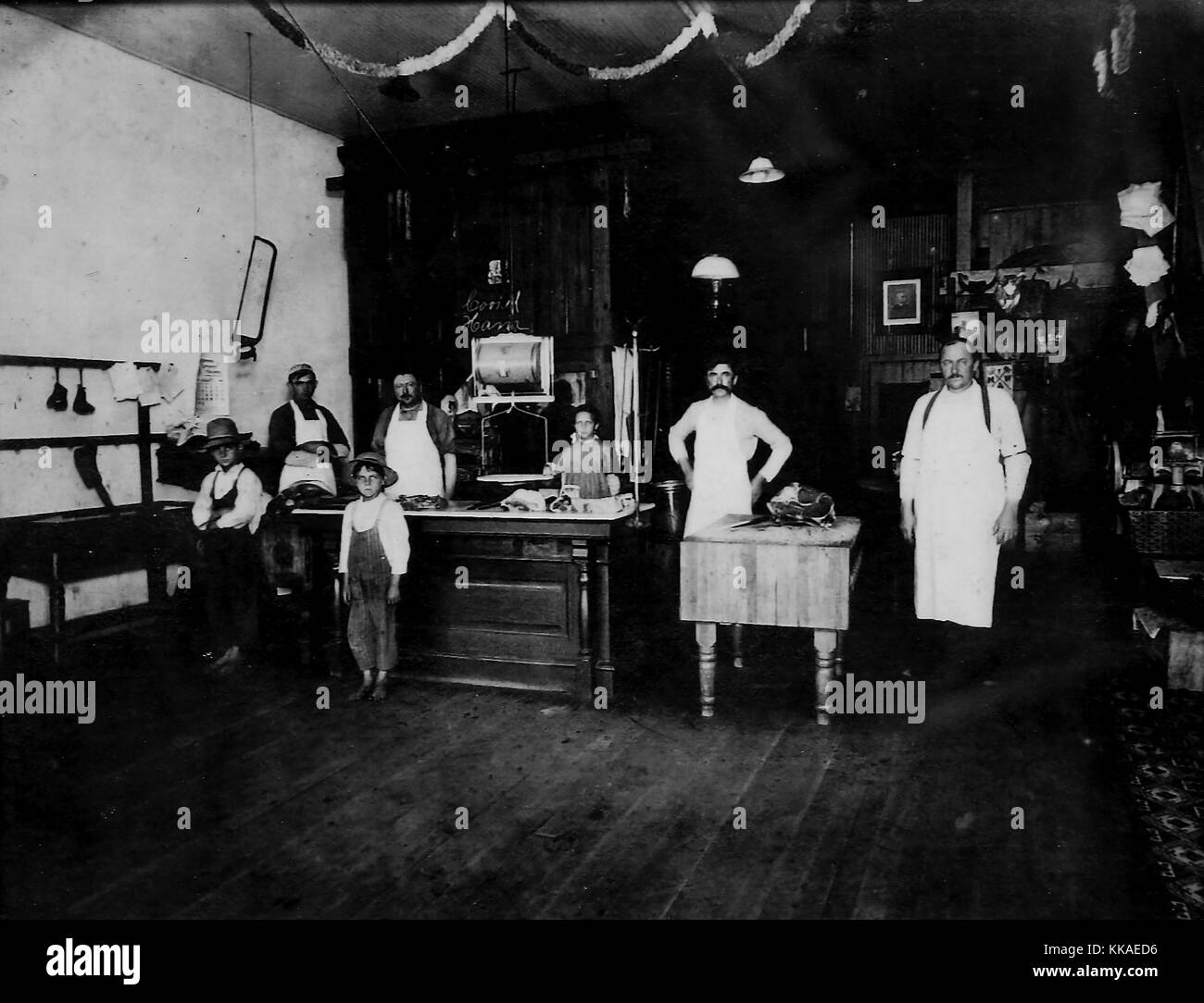 Iowa, USA. 6th June, 2017. Ancestor's of City Meat Market & Grocery