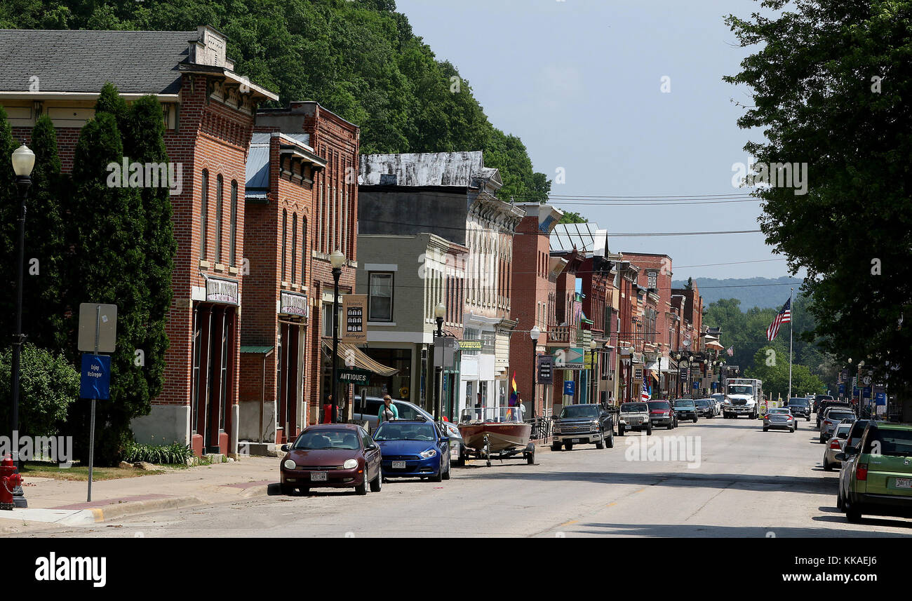 Iowa great river road scenic byway hires stock photography and images