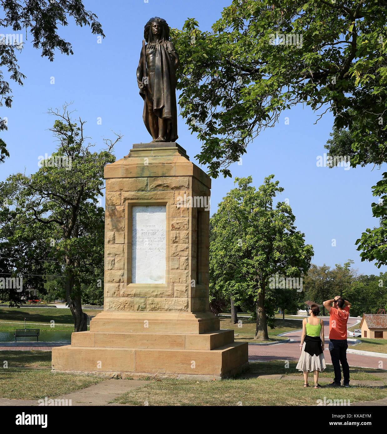 Keokuk, Iowa, USA. 10th Aug, 2017. Chief Keokuk was a member of the