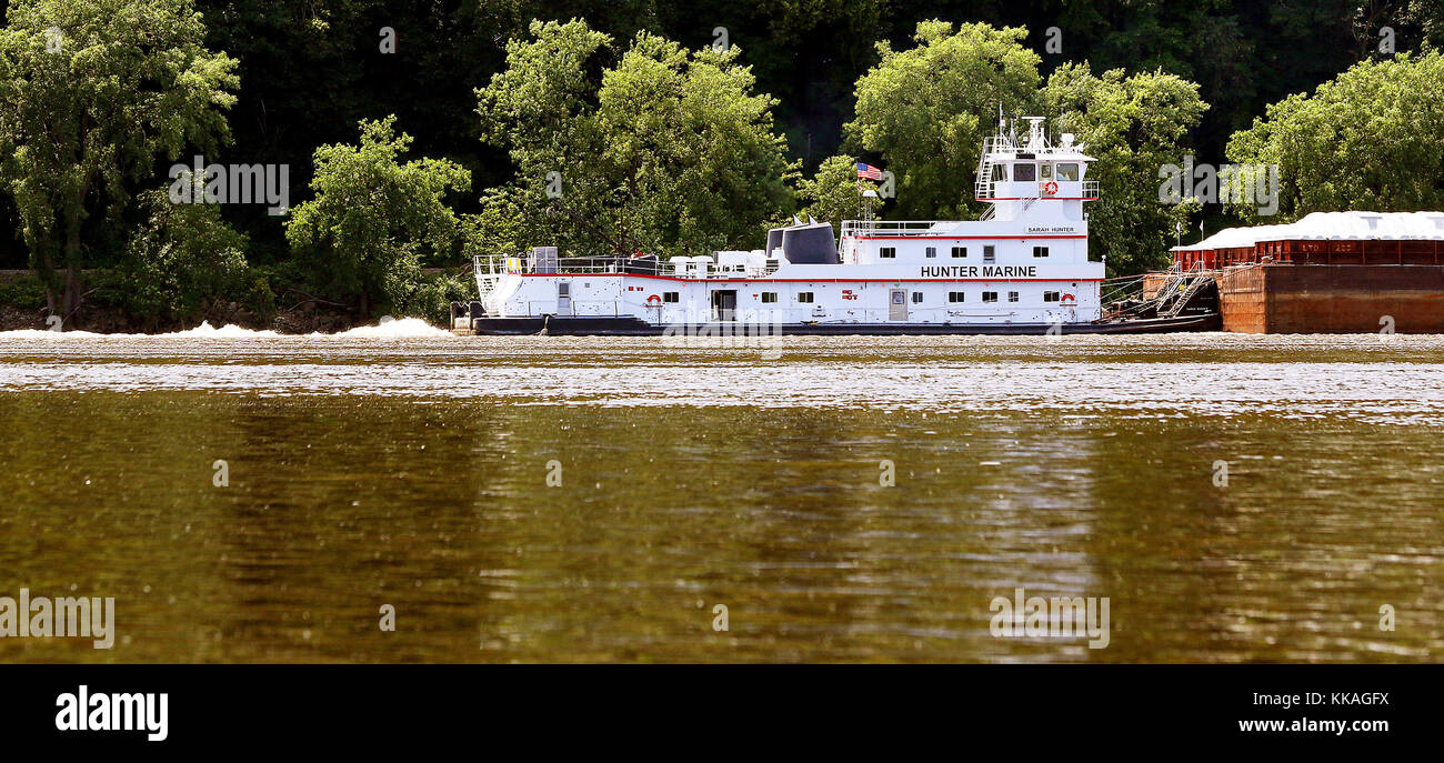 Wyalusing State Park. 27th June, 2017. Bagley, Iowa, U.S. The