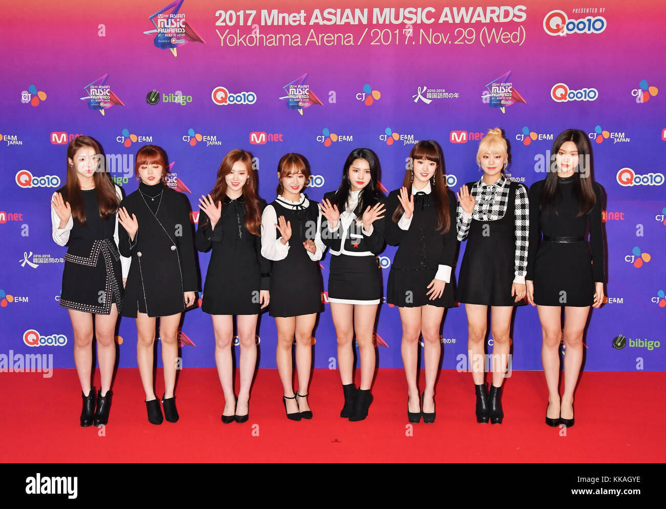 Weki Meki, November 29, 2017, Tokyo, Yokohama, Japan
