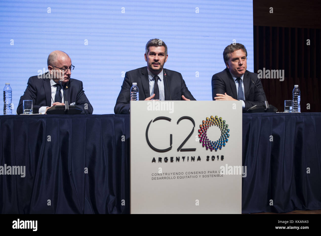 Int. 30th Nov, 2017. 2017, November 30, Buenos Aires City, Argentina.- The president of Argentina Mauricio Macri assumes the leadership of the G-20 and for the first time is led by a Latin American country. Credit: Julieta Ferrario/ZUMA Wire/Alamy Live News Stock Photo