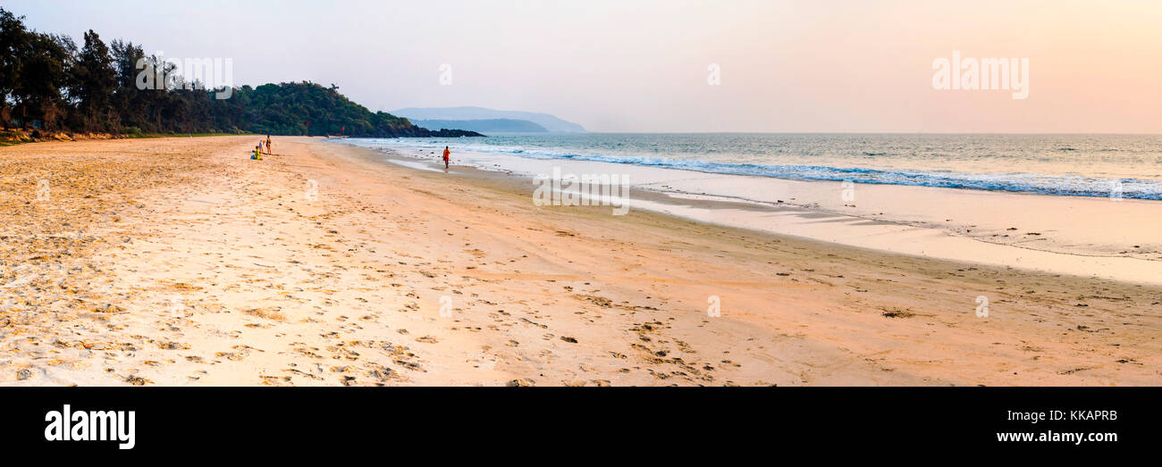 Talpona Beach sunset, South Goa, India, Asia Stock Photo